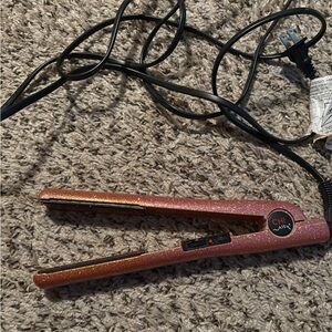 Glittery Orange Hair Straightener